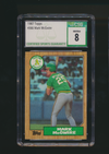 1987 Topps Mark McGwire RC NM 8