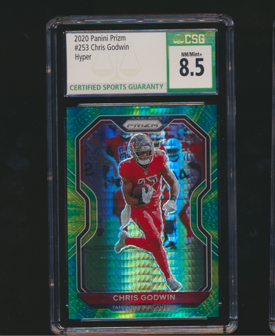 2020 Prizm Chris Godwin Hyper Prizm /175 CSG 8.5