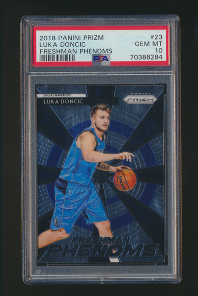 2018 Panini Prizm Freshman Phenoms Luka Doncic RC PSA 10