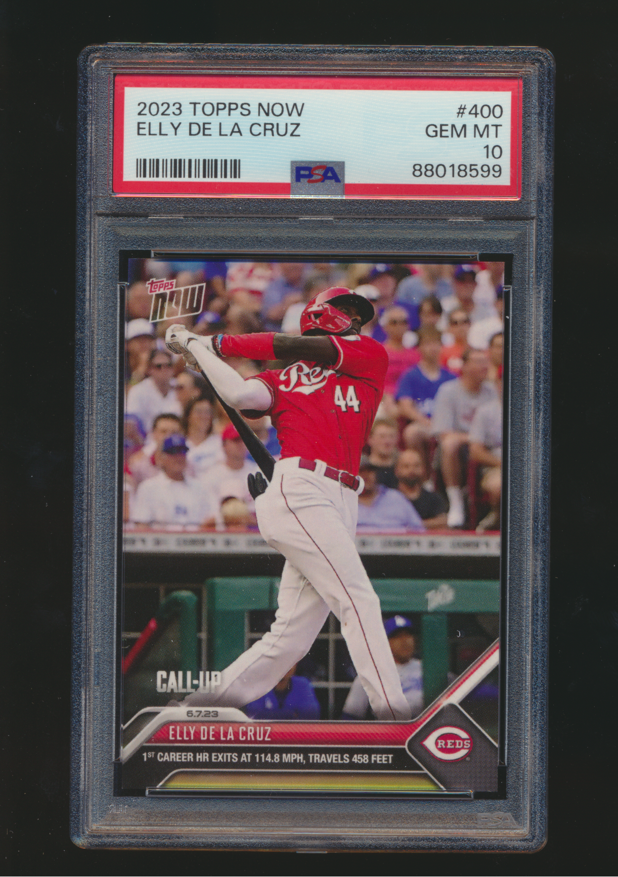 2023 Topps Now Elly De La Cruz Call-Up RC PSA 10
