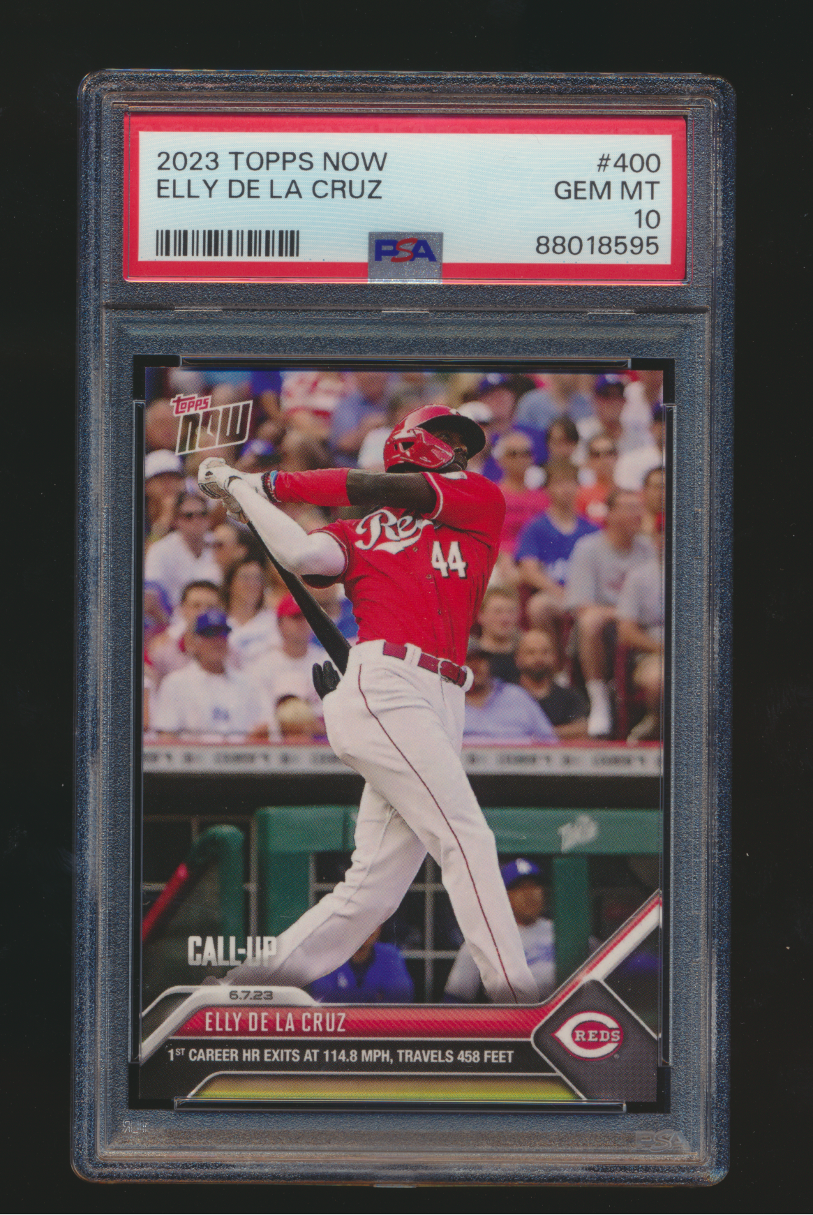 2023 Topps Now Elly De La Cruz Call-Up RC PSA 10