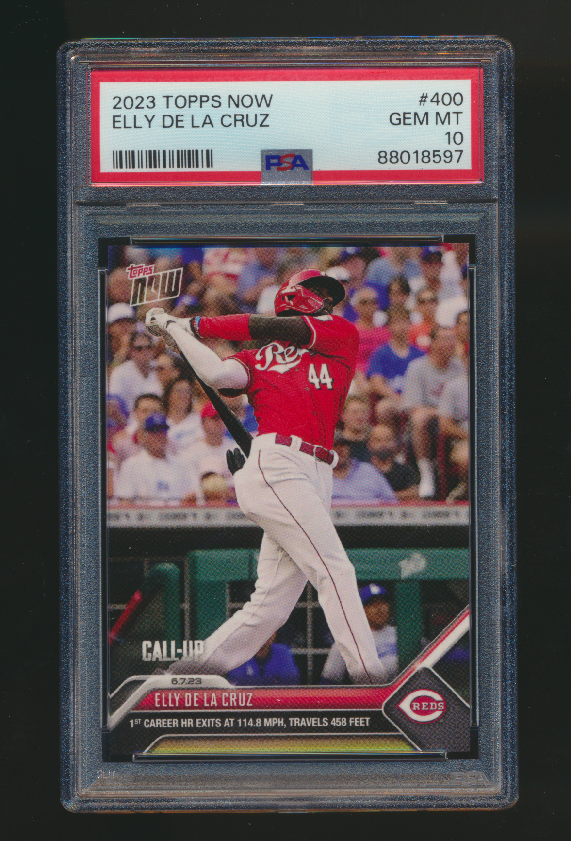2023 Topps Now Elly De La Cruz Call-Up RC PSA 10