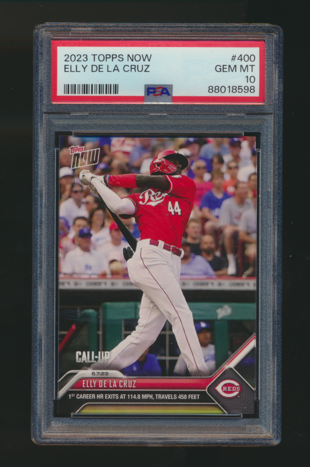 2023 Topps Now Elly De La Cruz Call-Up RC PSA 10