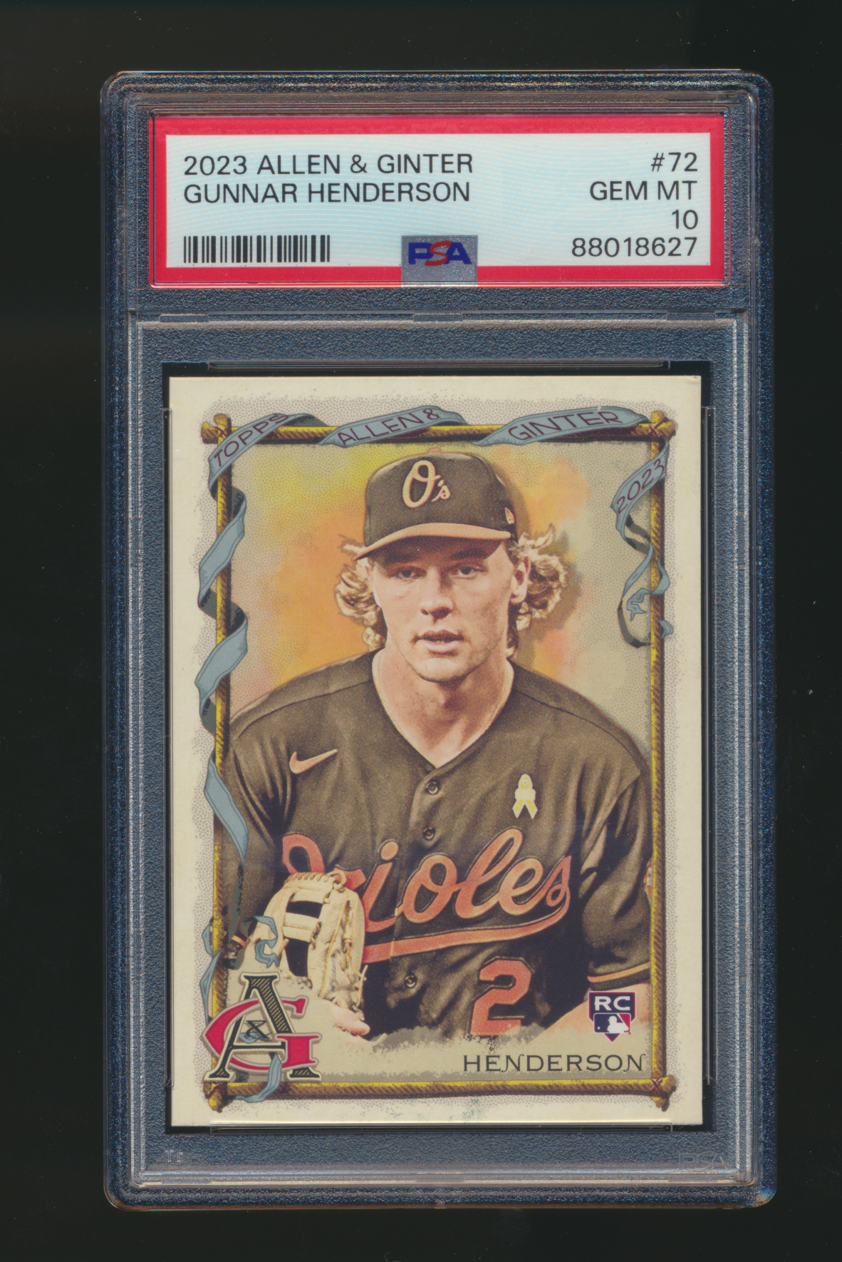 2023 Topps Allen & Ginter Gunnar Henderson RC PSA 10