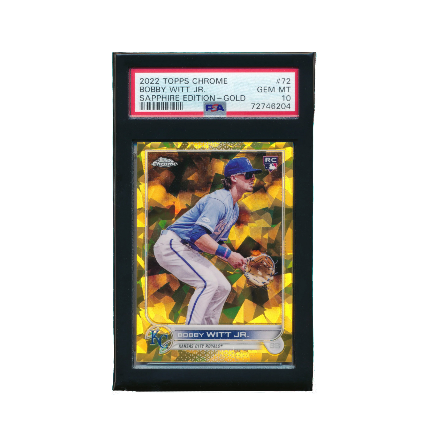 Glove-Fit VIVID Edition Sleeves Black for PSA Slabs