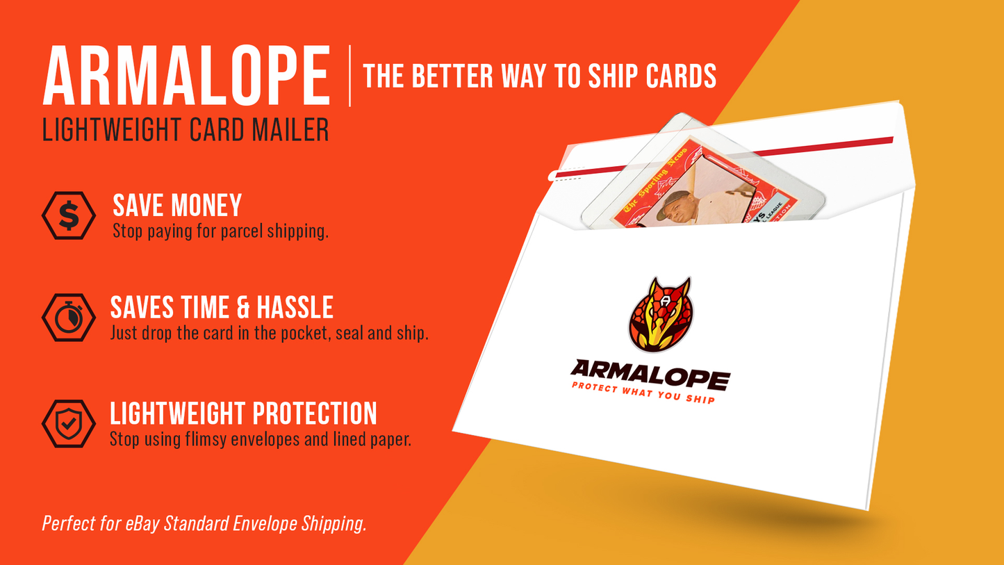 Armalope Lightweight Card Mailer - 0.45 oz. Single Pocket