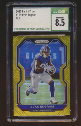 2020 Prizm Football Evan Engram Gold /10 CSG 8.5