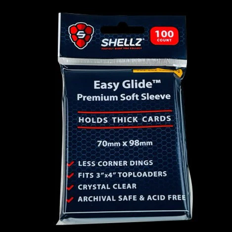 Easy Glide Soft Sleeves for Thick Trading Cards