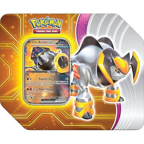 Pokemon Paradox Destinies EX Tin - Iron Boulder - 2024