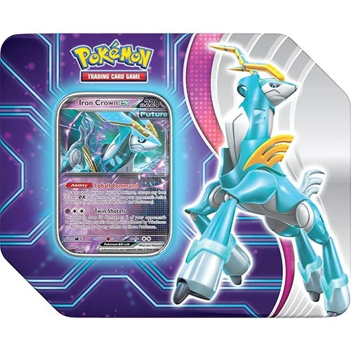 Pokemon Paradox Destinies EX Tin - Iron Crown - 2024