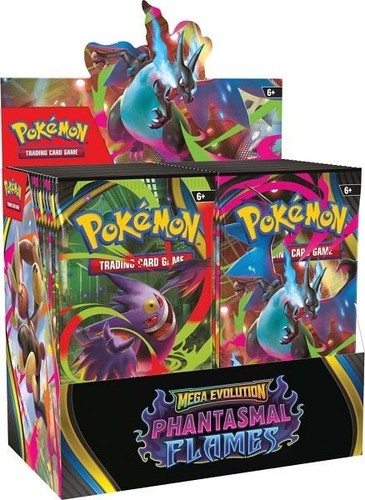 Pokemon Mega Evolution Phantasmal Flames Booster Display Box