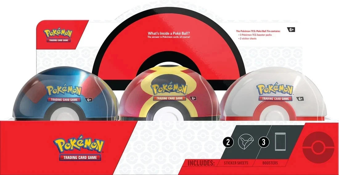 Pokemon Poke Ball Tin (Q4) Case of 6