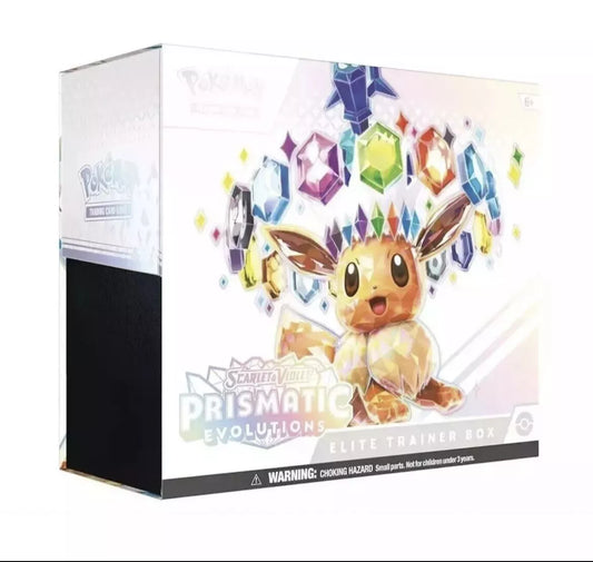 Pokemon: Scarlet & Violet Prismatic Evolutions Elite Trainer Box - From Sealed Case