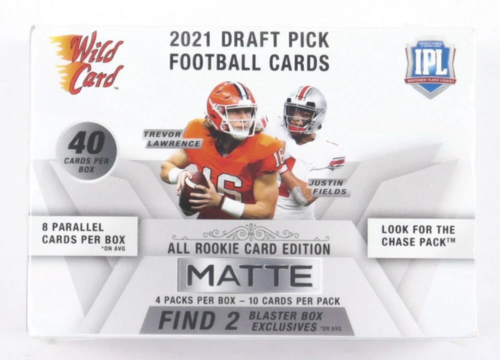 2021 Wild Card Matte Draft Pick White Box