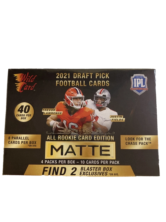 2021 Wild Card Matte Draft Pick Black Box