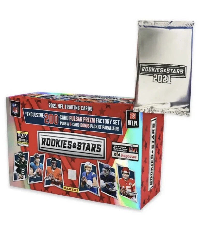 2021 Rookies & Stars Pulsar Prizm Factory Set + 5 Card Bonus