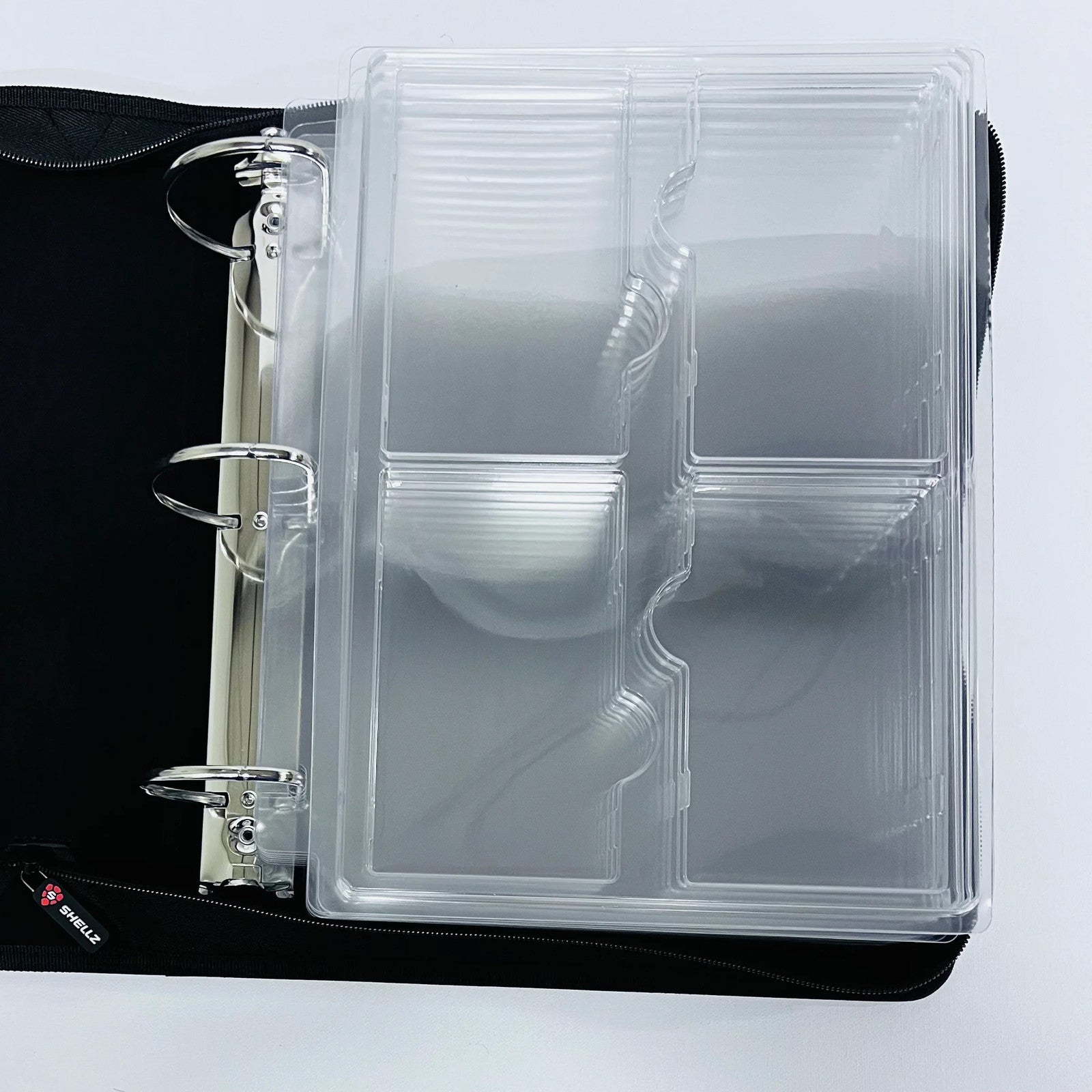 4-Pocket Black Toploader Binder for Trading Cards – Cardshellz