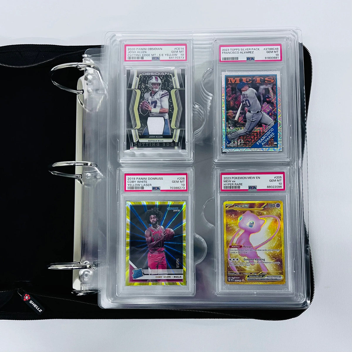 card display binder 4-Pocket Black Toploader for Trading Cards – Cardshellz Style:Flamingo Sword & Shield Cards so you can easily 2021 Pokemon Sword &