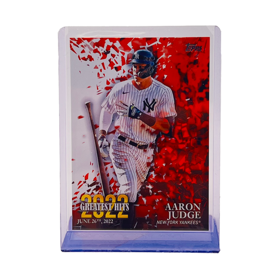 40PT Premium L-StandLoader Toploader - UV Shield BLUE TINT Seamless Frame