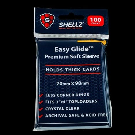 Easy Glide Soft Sleeves for Thick Trading Cards - Cardshellz